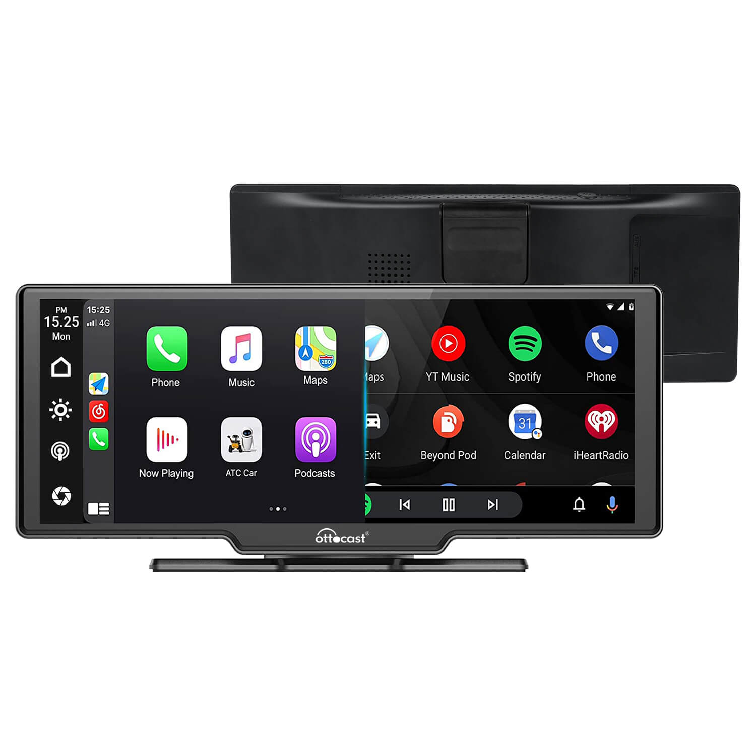 Tragbarer 10" Apple CarPlay & Android Auto Auto-Display-Bildschirm