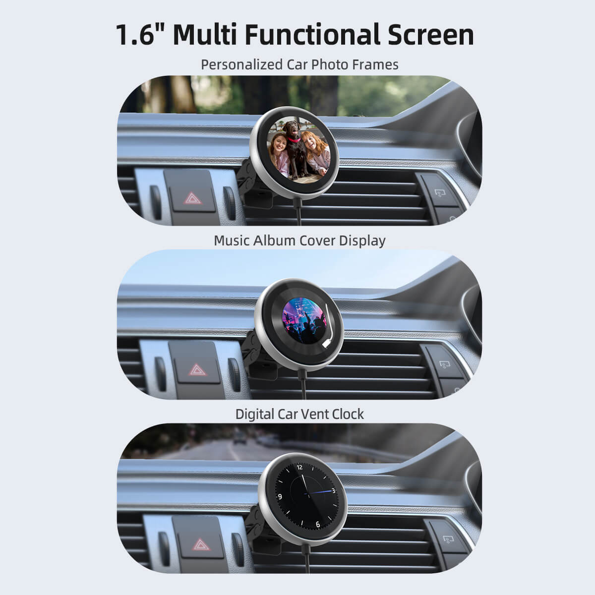 🚀 Affrettati! SCONTO DEL 48% per un periodo limitato ⏰💥CarPlay Clip - Cornice digitale intelligente + CarPlay wireless