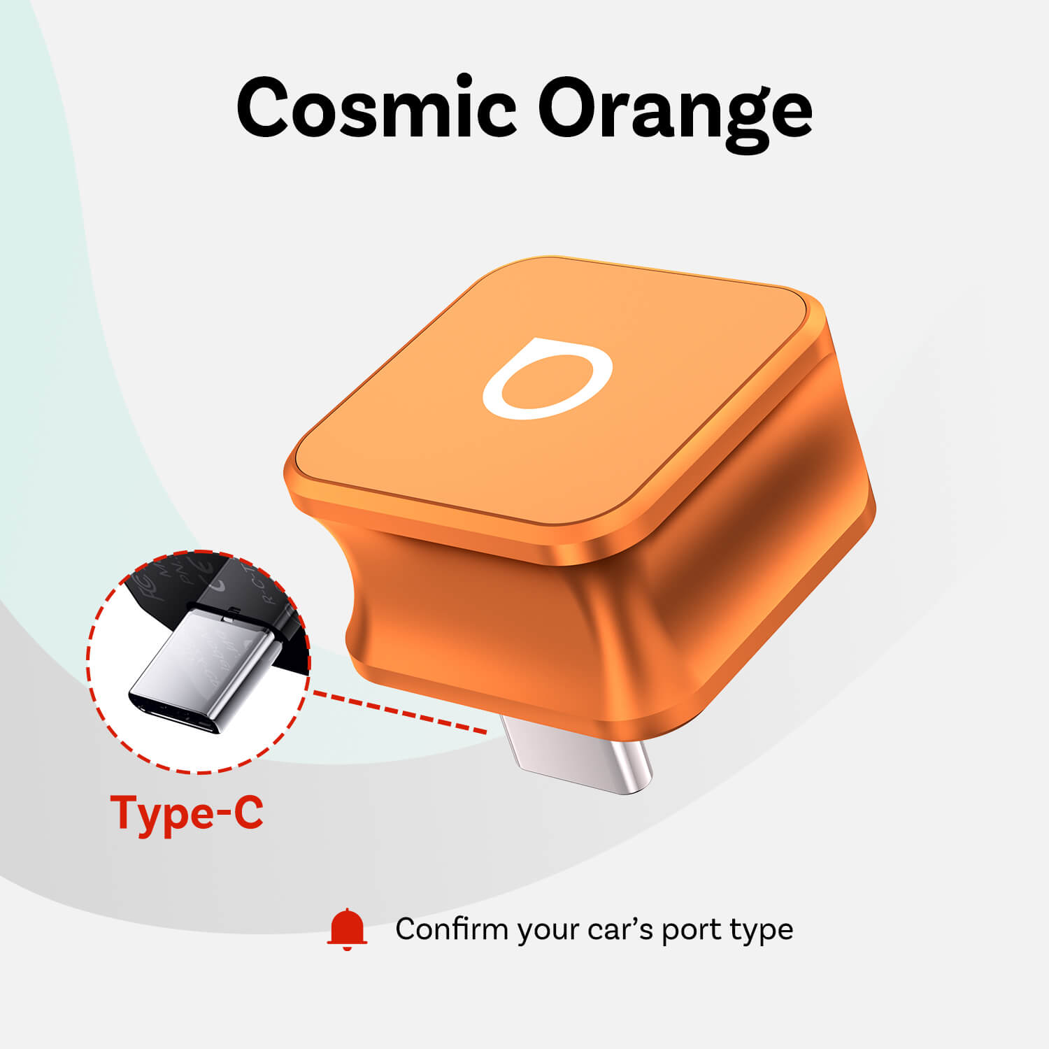 Ottocast Mini Cube 3.0 Adapter - Cosmic Orange