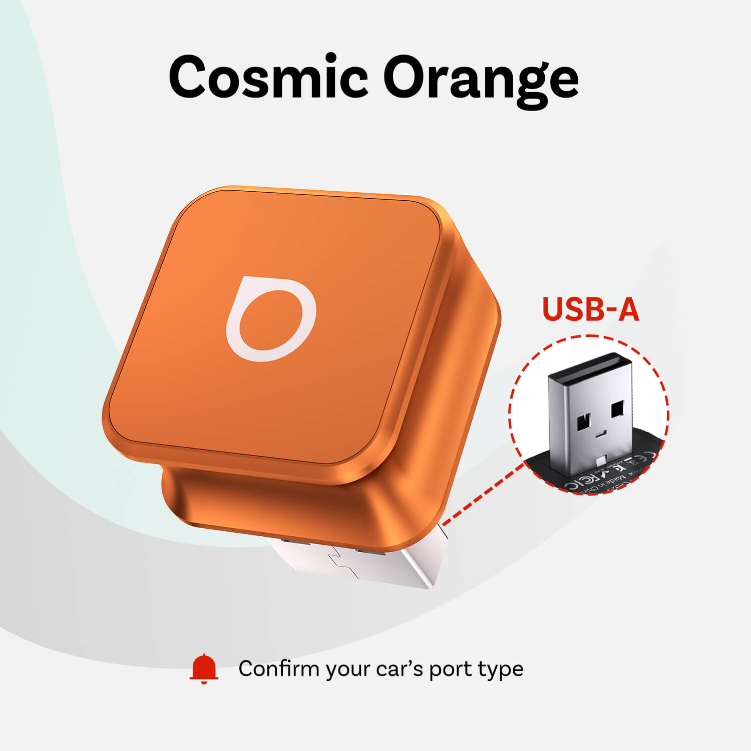 Ottocast Mini Cube 3.0 Adapter - Cosmic Orange