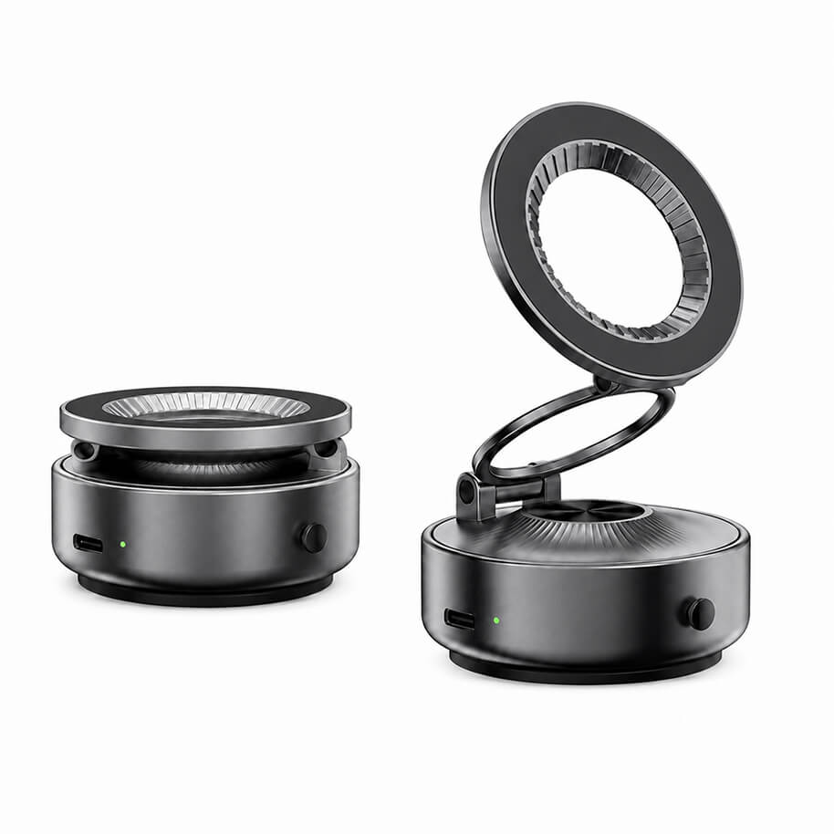 Electric Automatic Vacuum-Suction Magnetic Phone Holder