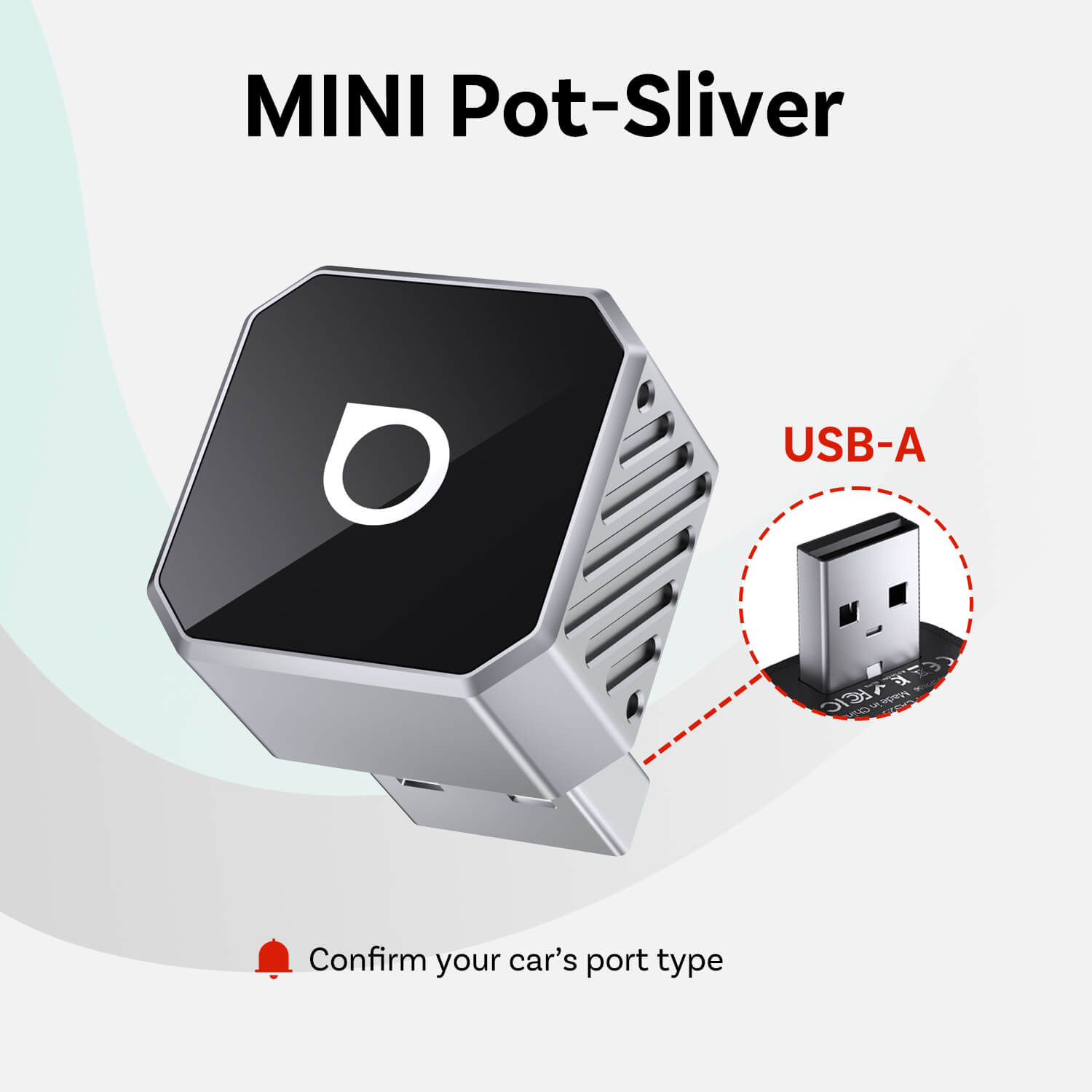 Adaptateur sans fil Ottocast Mini Cube 3.0 CarPlay/Android Auto pour voiture