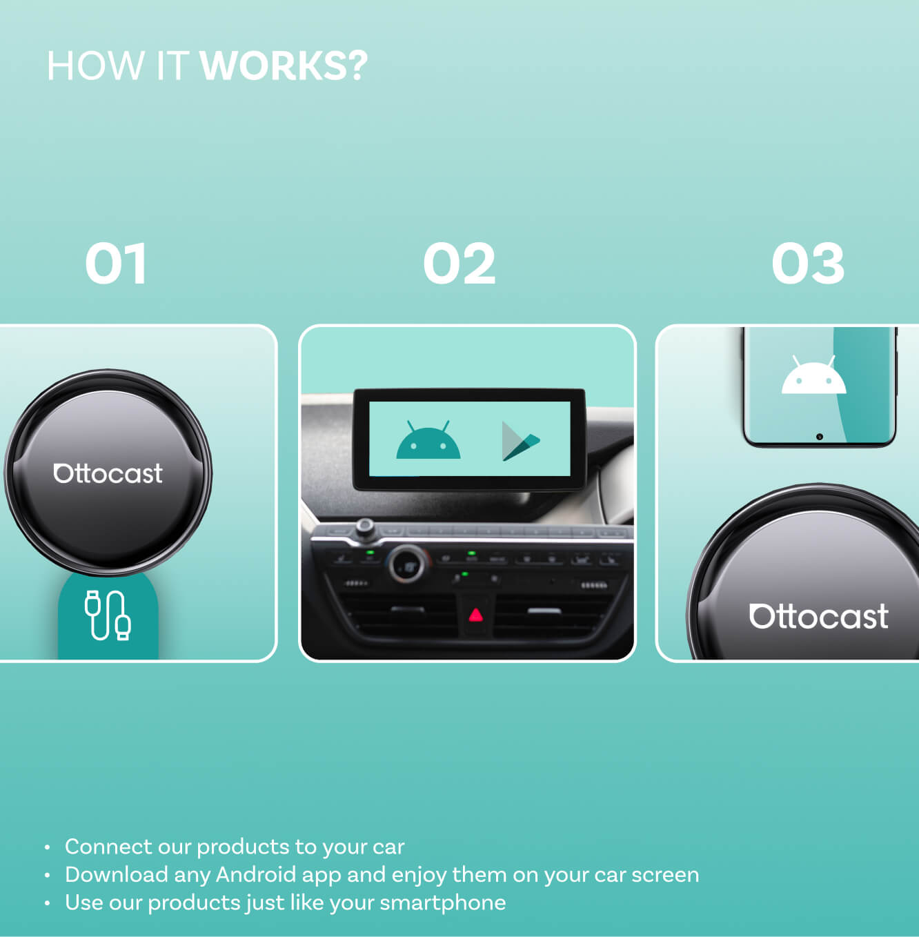 Ottocast P3 Pro CarPlay AI Box