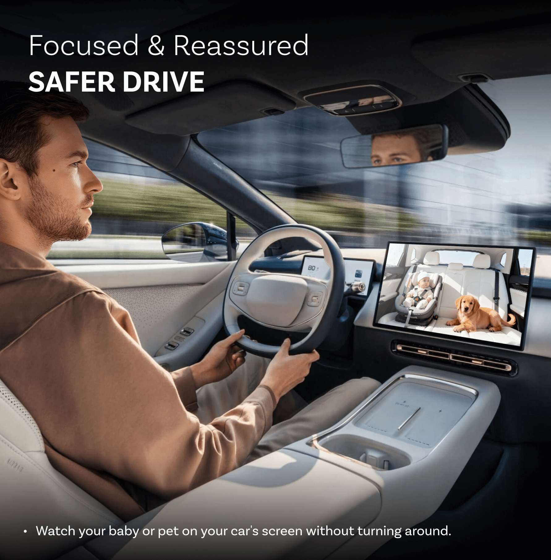 Cabin Care Car Adapter Wireless CarPlay and Real-time Monitoring