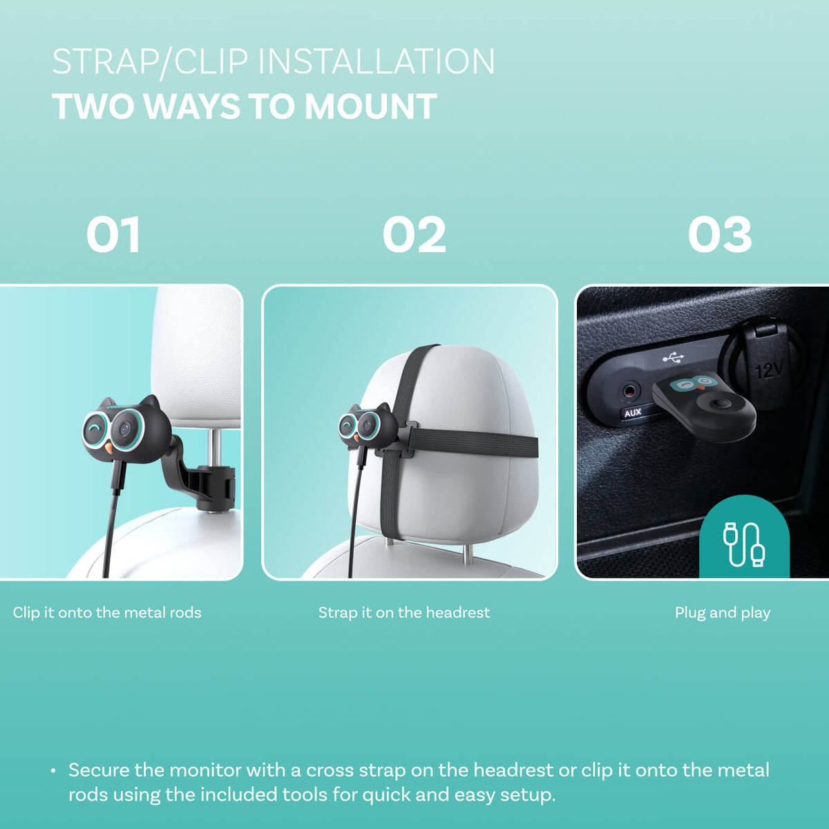 Cabin Care Car Adapter Wireless CarPlay and Real-time Monitoring