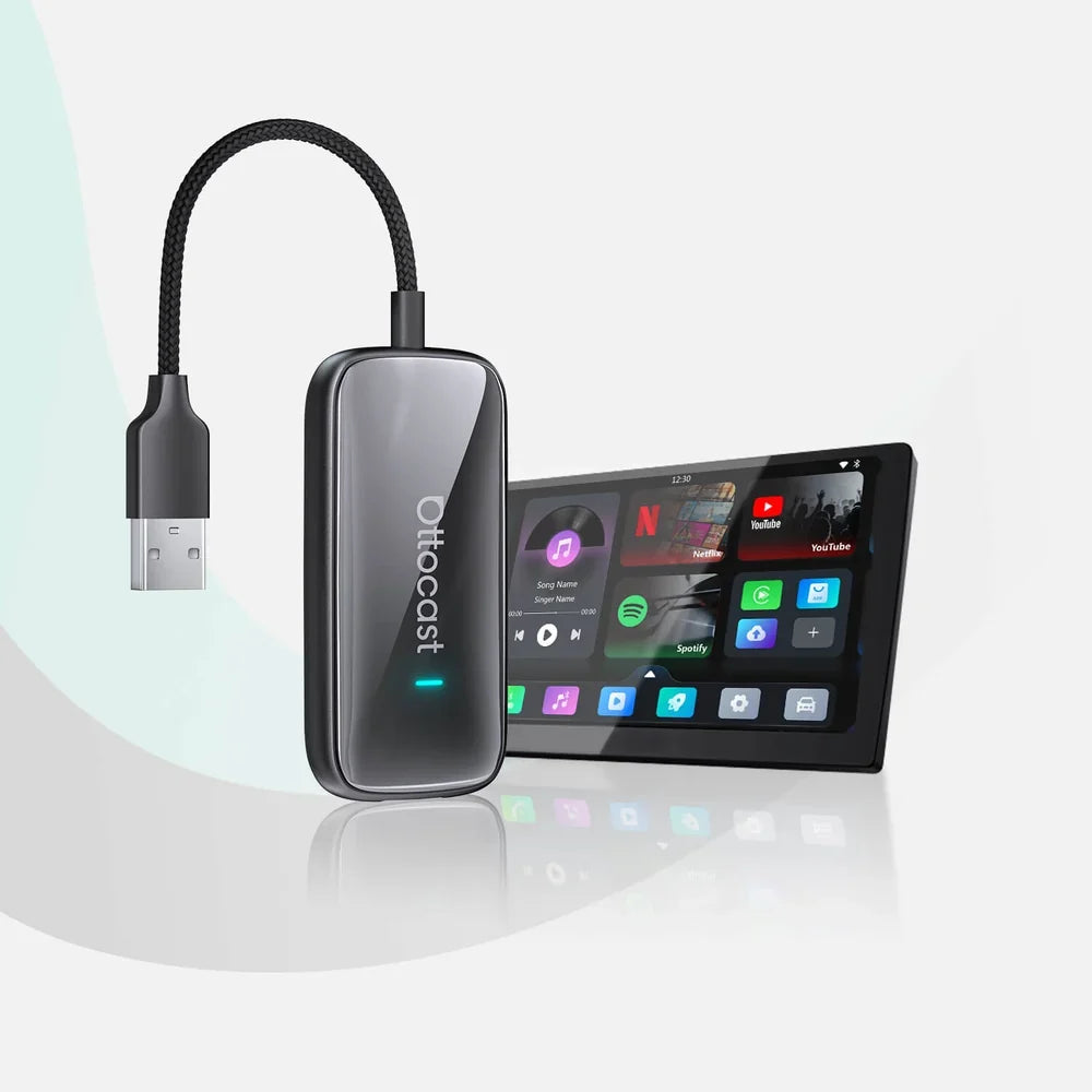 Play2Video Ultra Netflix YouTube Prime video car box with wireless Apple CarPlay and Android Auto