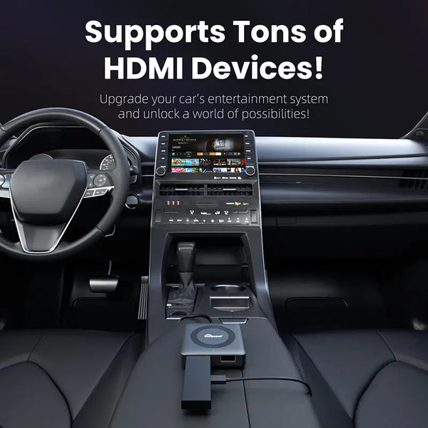 Car Tv Mate Pro Max- CarPlay y Android Auto inalámbricos con multimedia HDMI