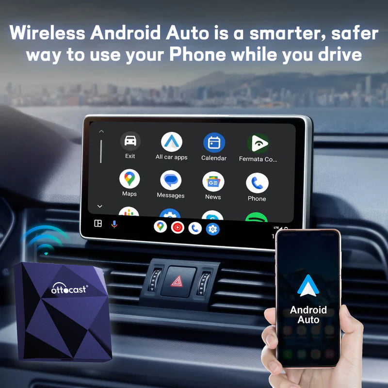 A2Air Adattatore Wireless Android Auto 2025 Dongle NFC Aggiornato