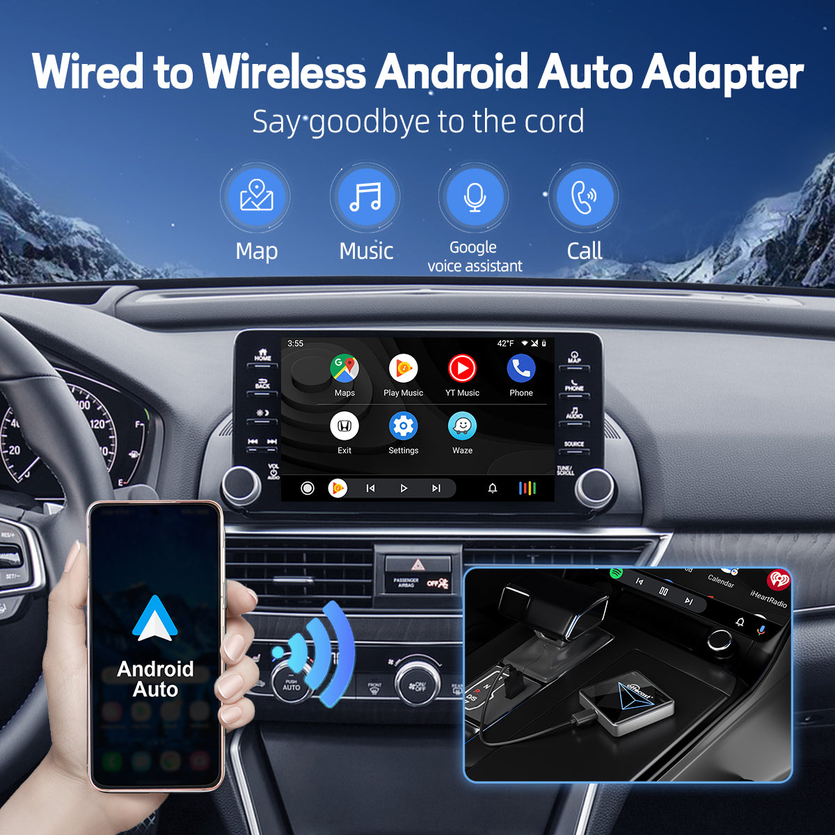 Adaptateur automatique Android sans fil A2Air Pro