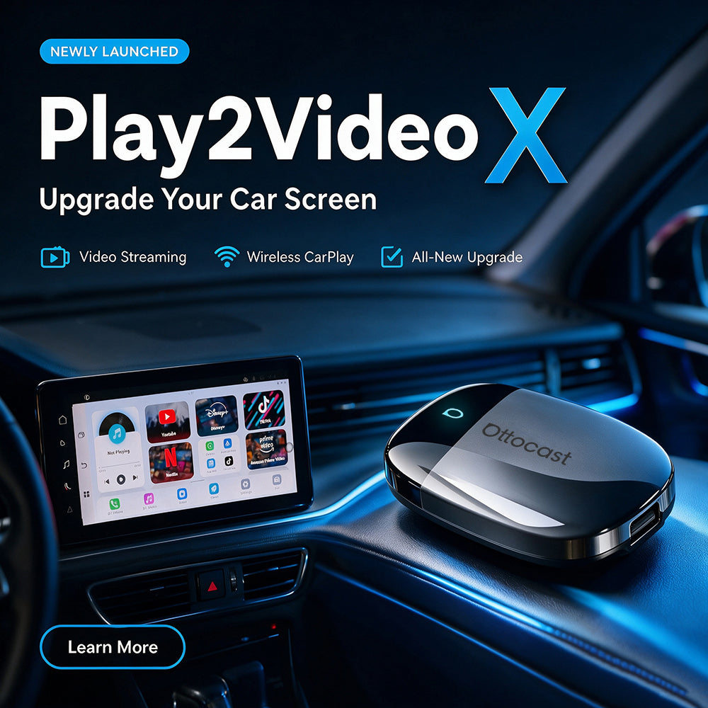 [Novedad] Adaptador todo en uno Play2Video X Prime para Netflix, YouTube, CarPlay/Android Auto inalámbricos y vídeo