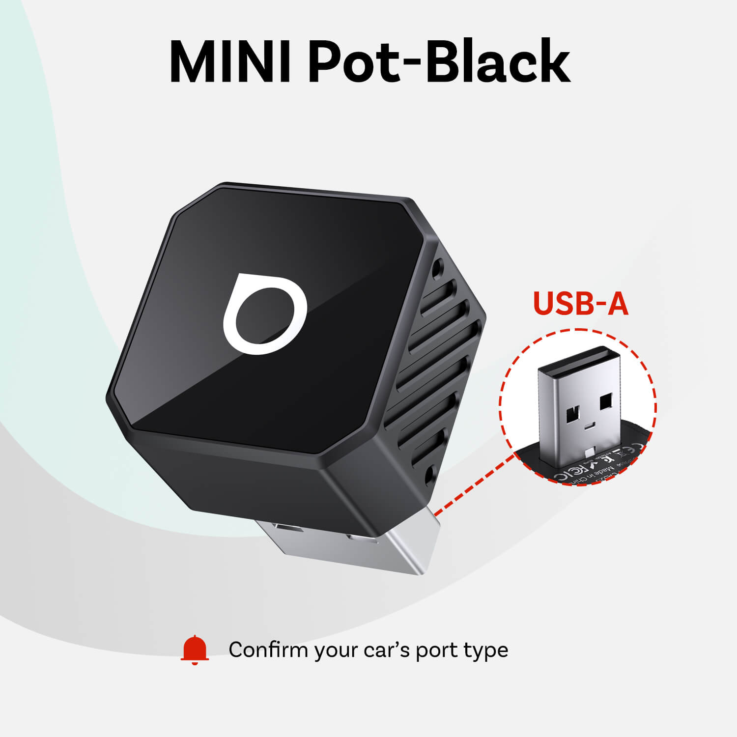 Adaptateur sans fil Ottocast Mini Cube 3.0 CarPlay/Android Auto pour voiture