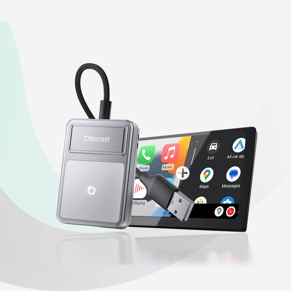 Adaptador inalámbrico U2Air Edge para CarPlay/Android Auto
