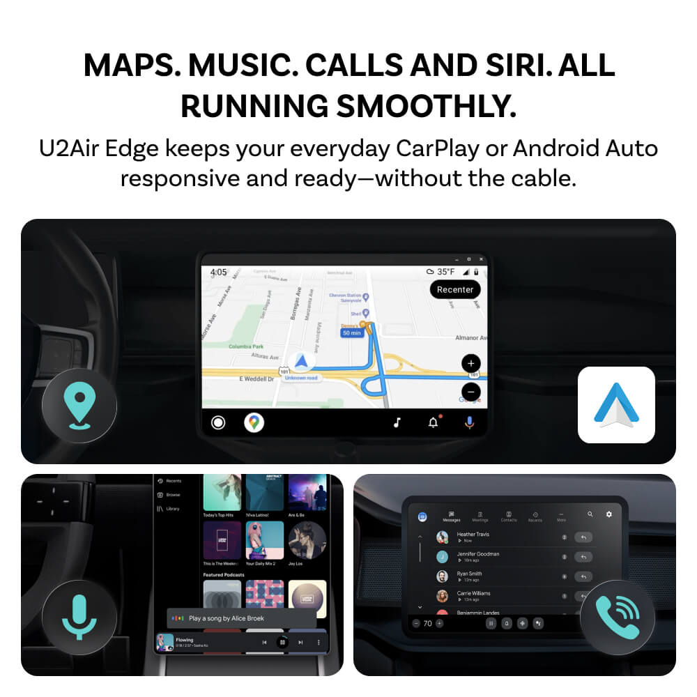 U2Air Edge Wireless CarPlay/Android Auto Adapter