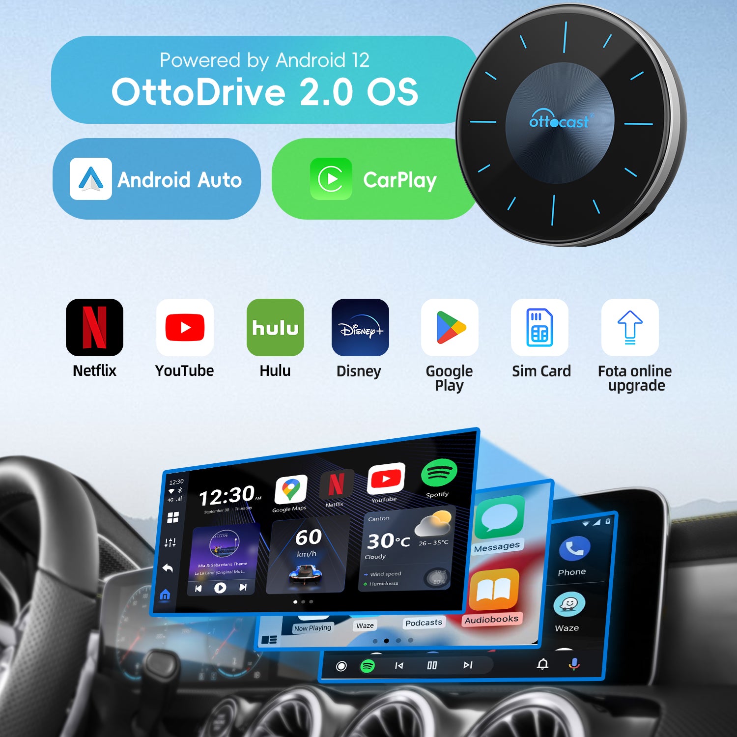 P3 CarPlay Android AI Box