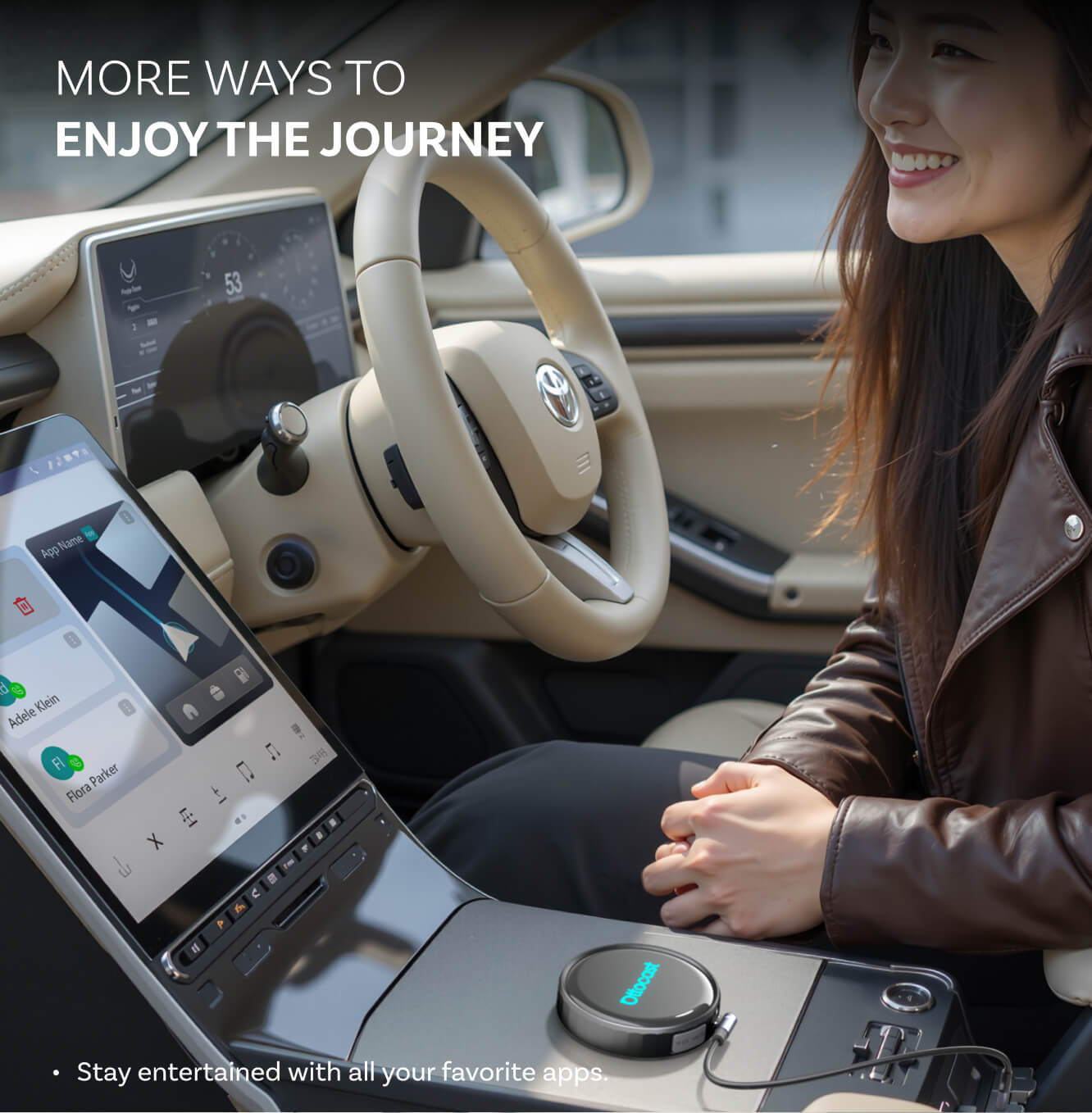 2026 flagship Ottocast P3 Pro CarPlay AI Box with all-new OttoDrive 3.0 UI