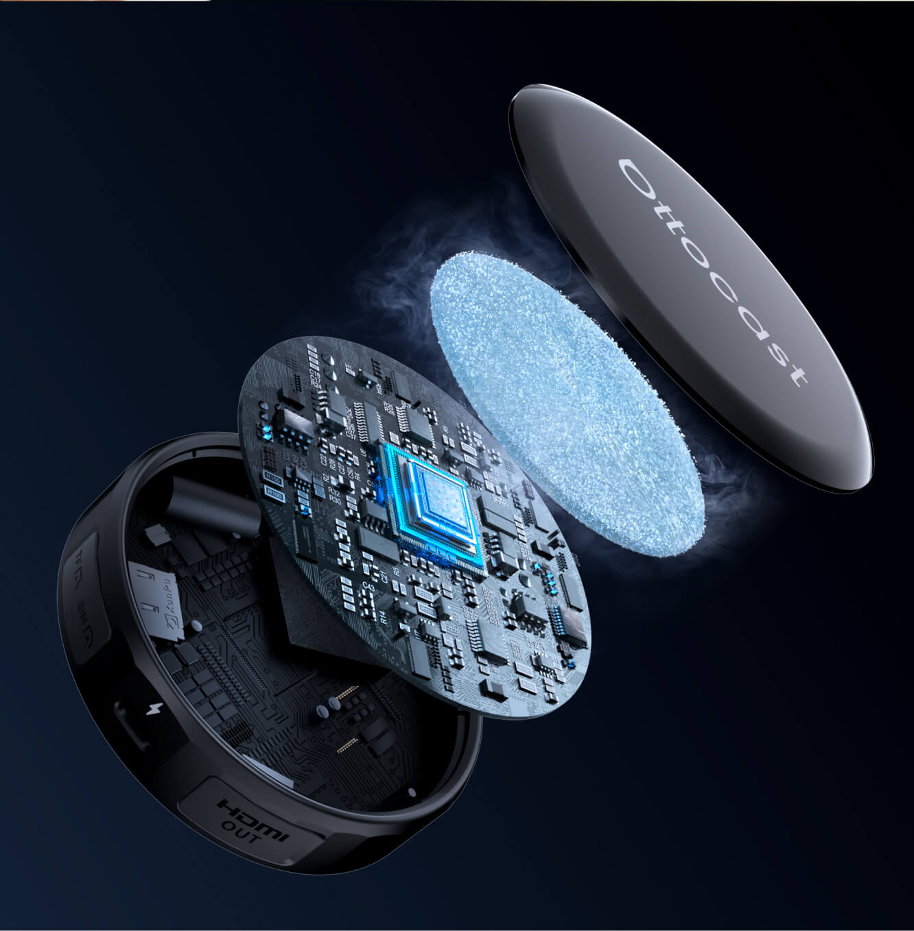 2026 flagship Ottocast P3 Pro CarPlay AI Box with all-new OttoDrive 3.0 UI