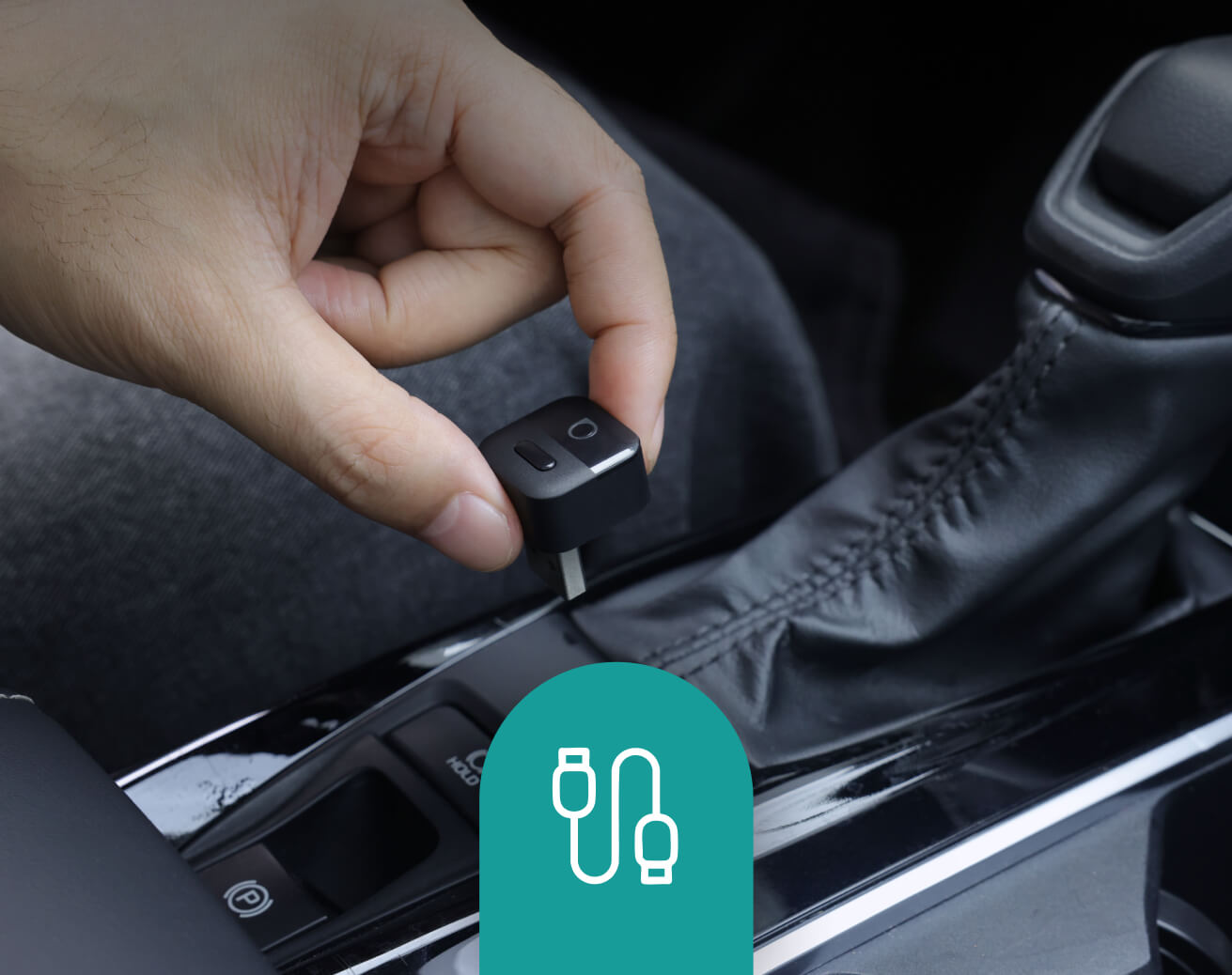 <h4> Plug into USB port</h4>