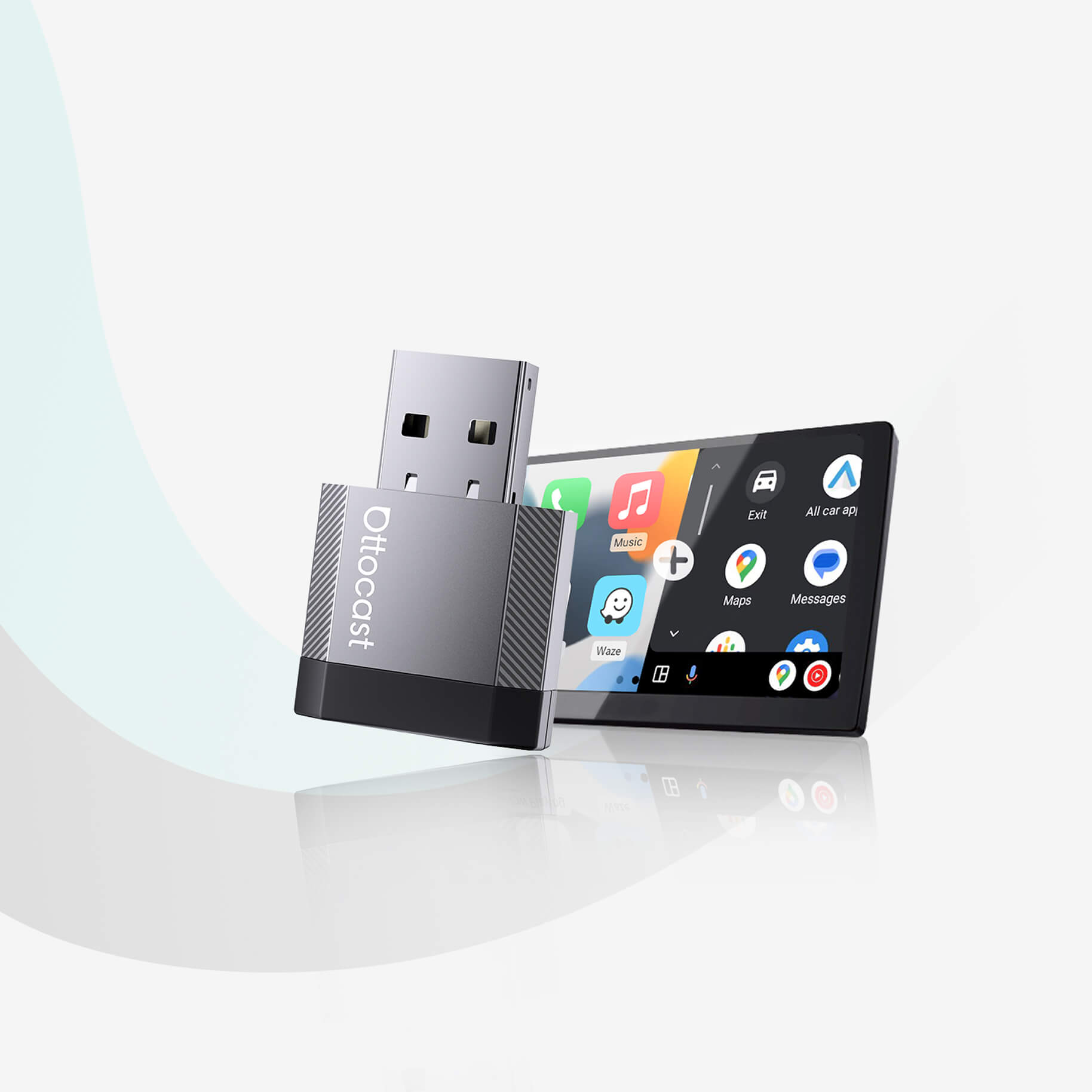 Ottocast Mini AURA Wireless CarPlay/Android Auto Adapter
