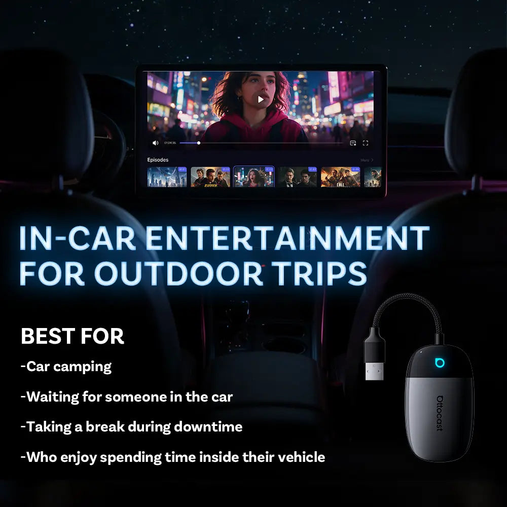 [New Arrival] Play2Video X Prime Netflix Youtube Wireless CarPlay/Android Auto video All-in-1 Adapter