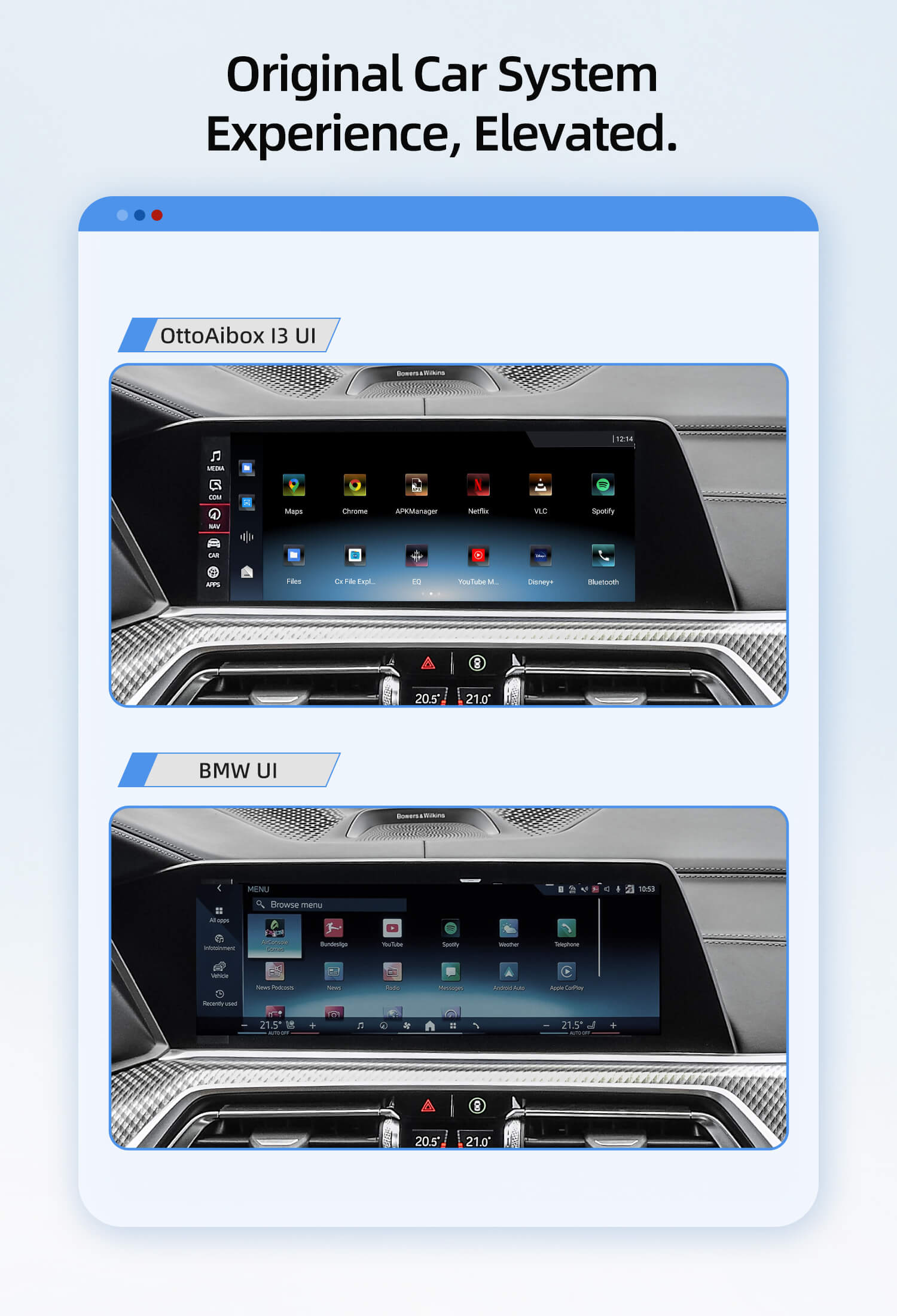 OttoAibox i3 BMW CarPlay AI Box