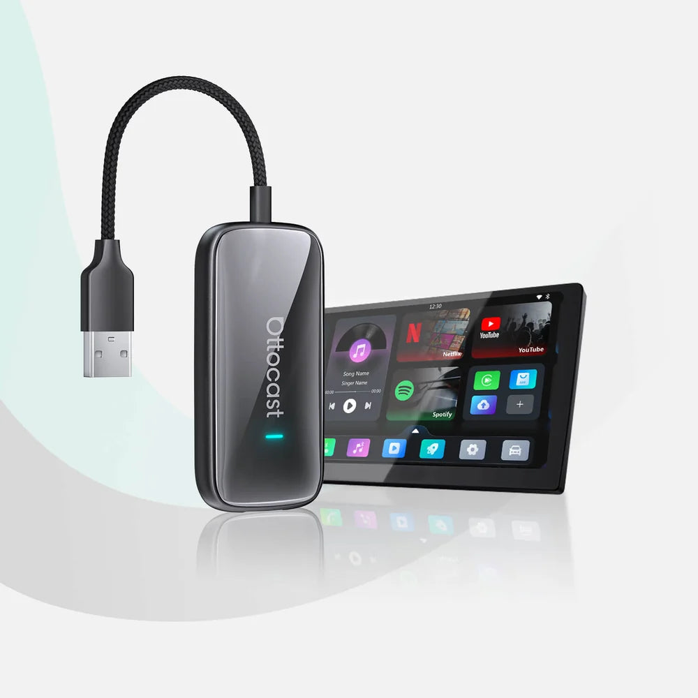 Play2Video Ultra Netflix YouTube Prime video car box with wireless Apple CarPlay and Android Auto
